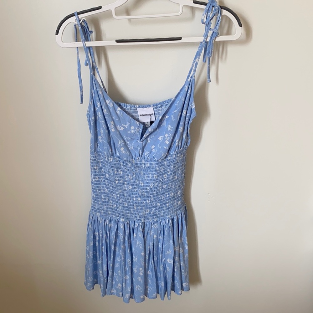 Isabelle’s Cabinet Blue floral dress